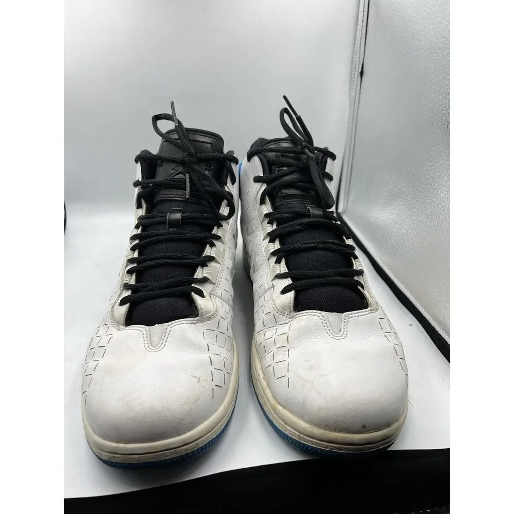 Air Jordan Illusion 705141-105 White/Black/Blue Sneaker Basketball‎ Mens Sz 11.5